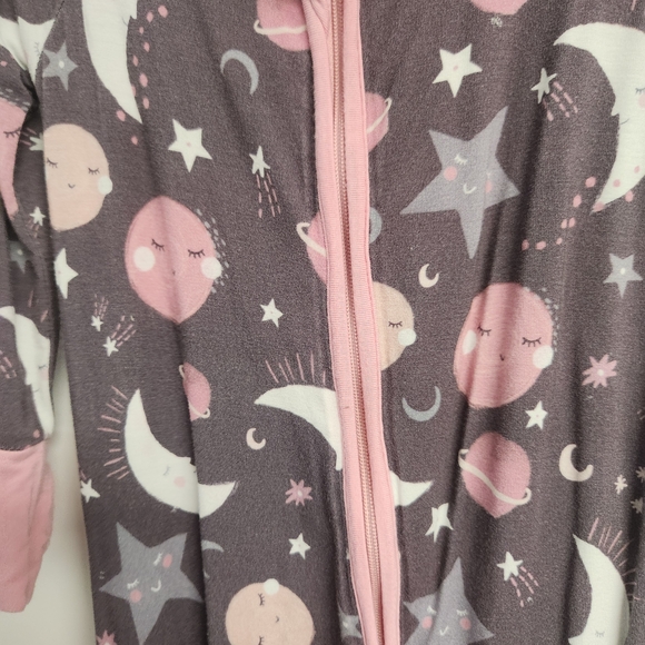 Pink and Gray Kids One Piece - Picture 2 of 4